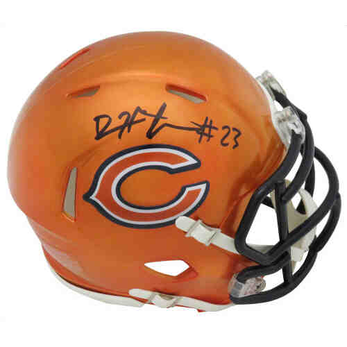 Devin Hester Signed Chicago Bears FLASH Riddell Speed Mini Helmet