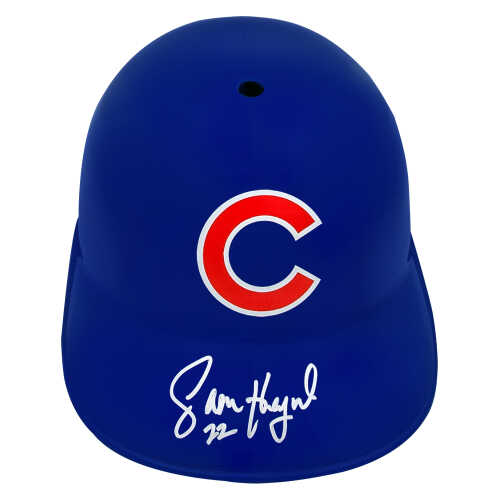 Jason Heyward Signed Chicago Cubs Replica Batting Helmet