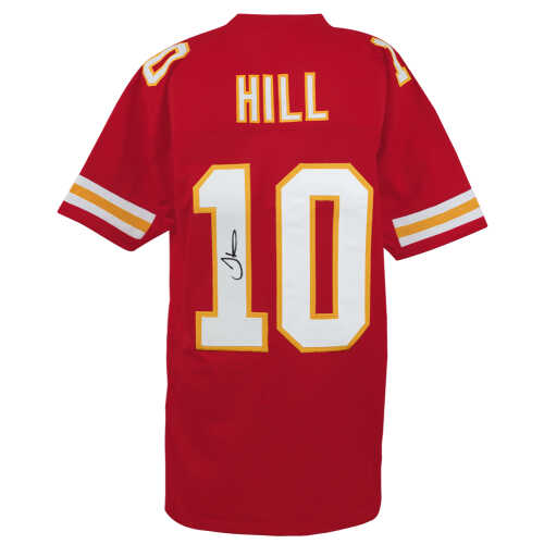 Tyreek Hill Signed Red Custom Jersey