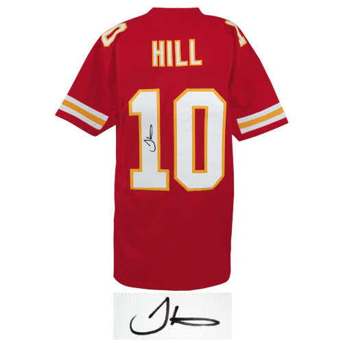 Tyreek Hill Signed Red Custom Jersey - Image 2