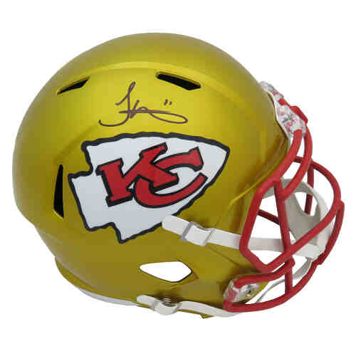 Tyreek Hill Signed Kansas City Chiefs FLASH Riddell Full Size Speed Replica Helmet