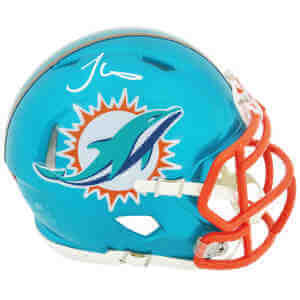 Tyreek Hill Signed Miami Dolphins FLASH Riddell Speed Mini Helmet (White Ink)