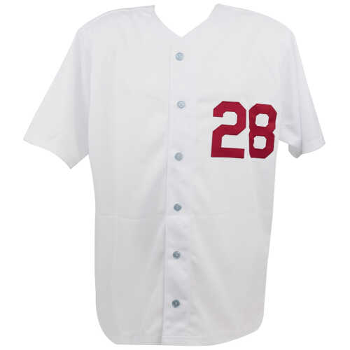 Todd Hollandsworth Signed White Custom Baseball Jersey w/96 NL ROY - Image 2