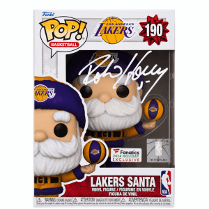 Robert Horry Signed Los Angeles Lakers SANTA Funko Pop Doll #190