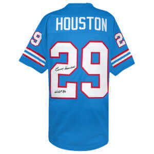 Ken Houston Signed Powder Blue Throwback Custom Football Jersey w/HOF’86