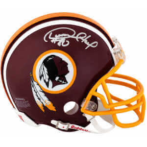 Desmond Howard Signed Washington Football Team Throwback Riddell (VSR4) Mini Helmet