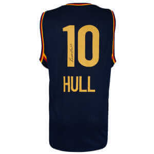 Lexie Hull Signed Navy Blue Custom Basketball Jersey