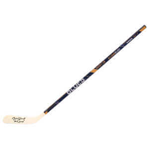 Brett Hull Signed Franklin St. Louis Blues Logo 48 Inch Full Size Hockey Stick w/HOF 2009