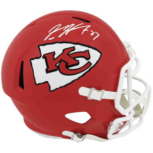 Kareem Hunt Signed Kansas City Chiefs Riddell Full Size Speed Replica Helmet - (Fanatics)