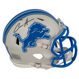 Aidan Hutchinson Signed Detroit Lions Riddell Speed Mini Helmet