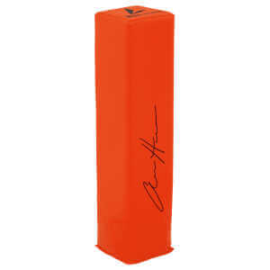 Aidan Hutchinson Signed BSN Orange Endzone Football Pylon