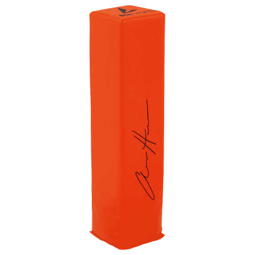Aidan Hutchinson Signed BSN Orange Endzone Football Pylon