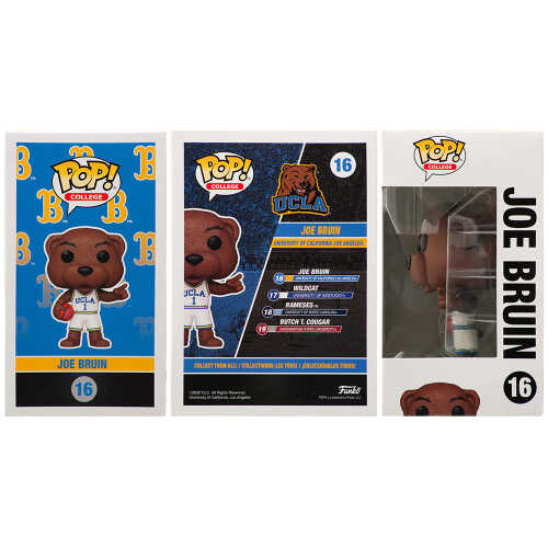 Nico Iamaleava Signed UCLA Joe Bruin NCAA Mascot Funko Pop Doll #16 - Image 2