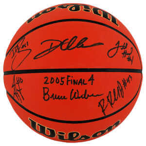 2005 Illinois Fighting Illini Team Signed Wilson NCAA Indoor/Outdoor Basketball w/6-Signatures