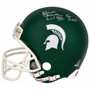 Mark Ingram Signed Michigan State Spartans Riddell (VSR4) Mini Helmet w/Go State