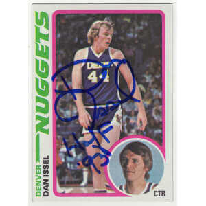 Dan Issel Signed Denver Nuggets 1978 Topps Basketball Card #81 w/HOF'93