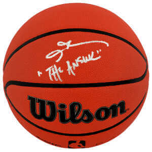 Allen Iverson Signed Wilson Indoor/Outdoor NBA Basketball w/The Answer