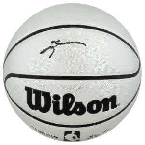 Allen Iverson Signed Wilson Platinum Full Size NBA Basketball