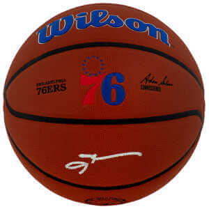 Allen Iverson Signed Philadelphia 76ers Wilson Alliance NBA Basketball