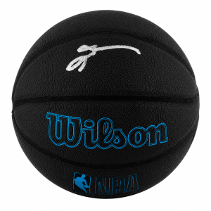 Allen Iverson Signed Wilson Forge Plus Black Full Size NBA Basketball