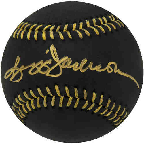 Reggie Jackson Signed Rawlings Official Black MLB Baseball