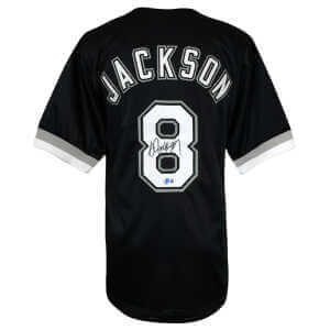 Bo Jackson Signed Black Custom Baseball Jersey - (Beckett)