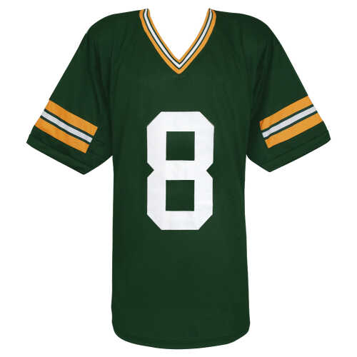 Josh Jacobs Signed Green Custom Football Jersey - (Beckett) - Image 3