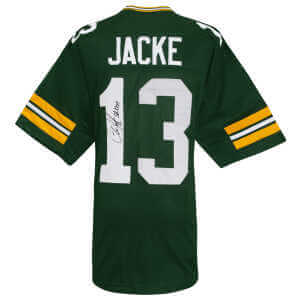 Chris Jacke Signed Green Custom Football Jersey w/SB XXXI