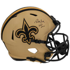 Rickey Jackson Signed New Orleans Saints RAVE Riddell Full Size Speed Replica Helmet w/HOF 2010