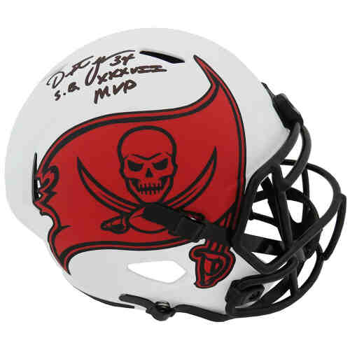 Dexter Jackson Signed Tampa Bay Buccaneers Lunar Eclipse Riddell Full Size Speed Replica Helmet w/SB XXXVII MVP