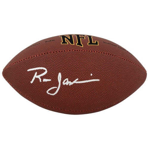 Ron Jaworski Signed Wilson Junior Super Grip Full Size NFL Football