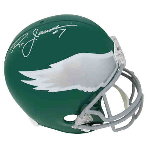 Ron Jaworski Signed Philadelphia Eagles Throwback Riddell Full Size Replica Helmet