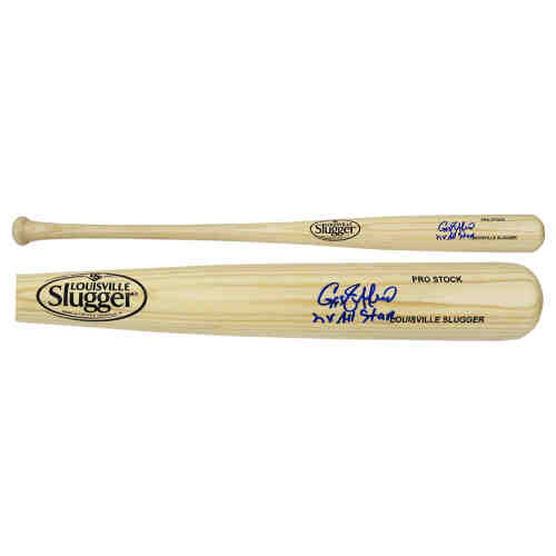 Gregg Jefferies Signed Louisville Slugger Pro Stock Blonde Baseball Bat w/2x All Star