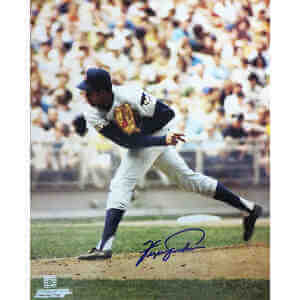 Fergie Jenkins Signed Chicago Cubs Pitching 8x10 Photo