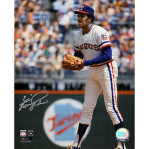 Fergie Jenkins Signed Texas Rangers Pitching 8x10 Photo
