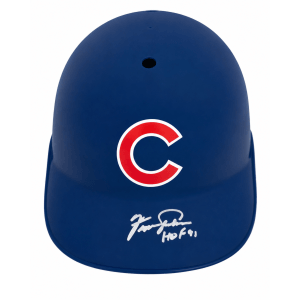 Fergie Jenkins Signed Chicago Cubs Souvenir Replica Batting Helmet w/HOF'91
