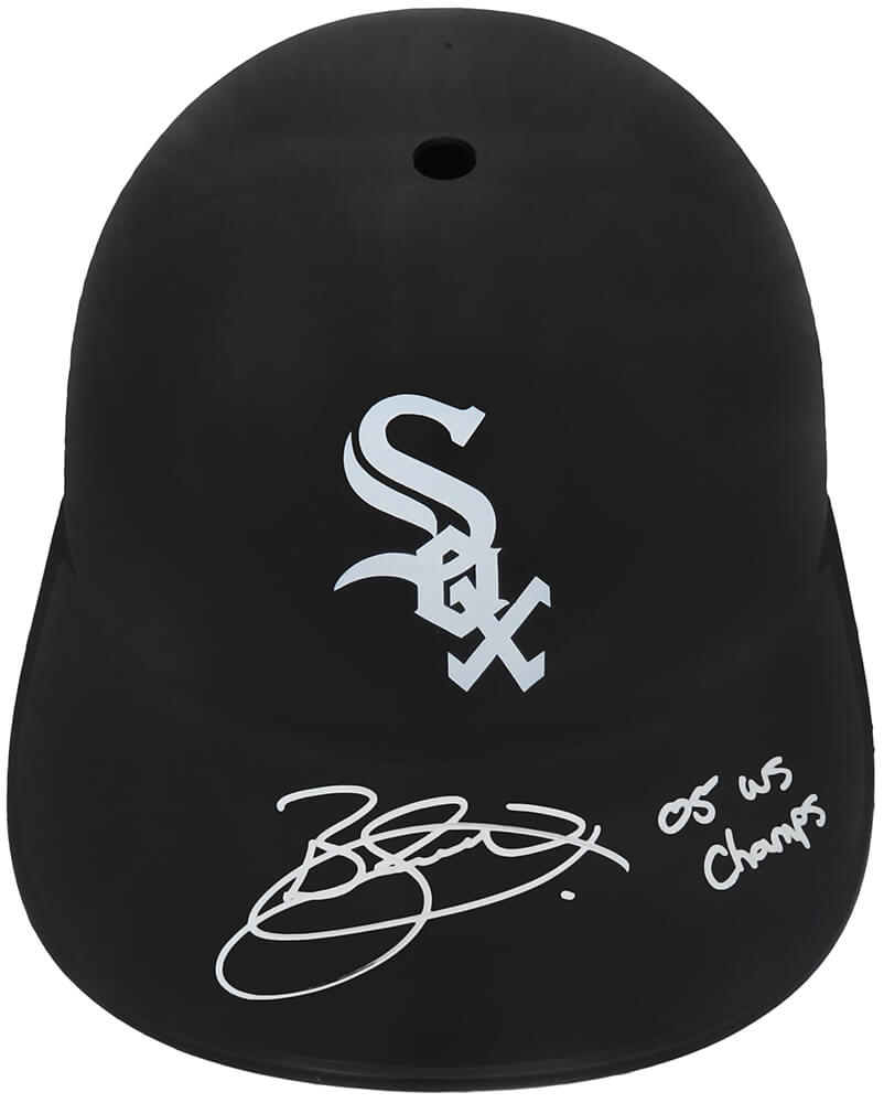 Bobby Jenks Signed Chicago White Sox Replica Souvenir Batting Helmet w ...