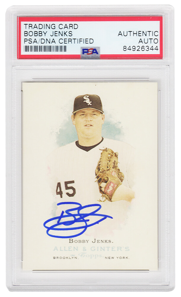 Bobby Jenks Signed White Sox 2006 Allen & Ginter Baseball Card