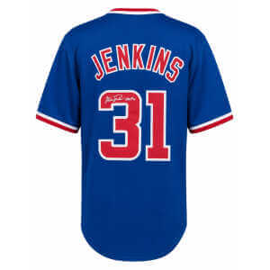 Fergie Jenkins Signed Blue Custom Baseball Jersey w/HOF'91