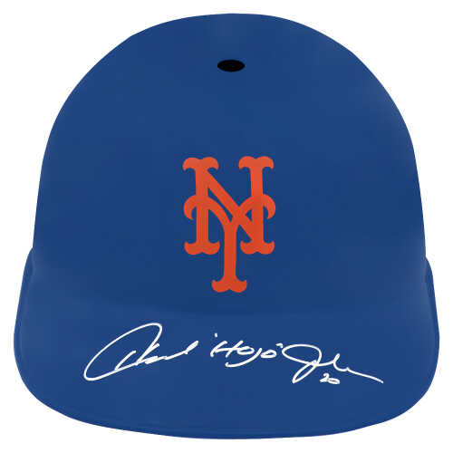 Howard Johnson Signed New York Mets Souvenir Replica Batting Helmet w/Hojo