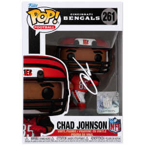 Chad Johnson Signed Cincinnati Bengals Player Funko Pop Doll #261