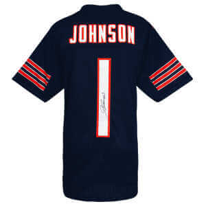 Jaylon Johnson Signed Navy Custom Football Jersey