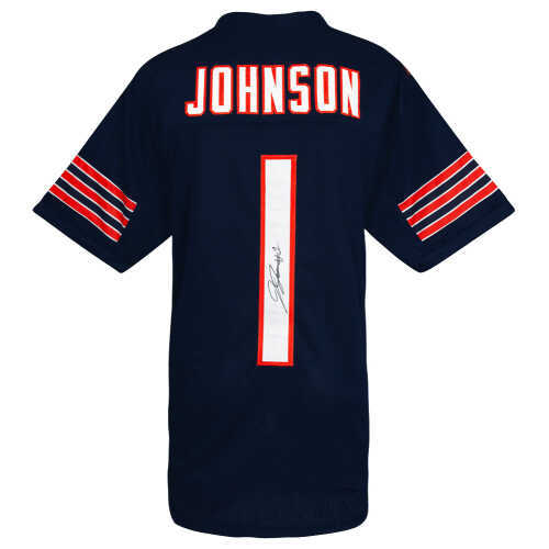 Jaylon Johnson Signed Navy Custom Football Jersey