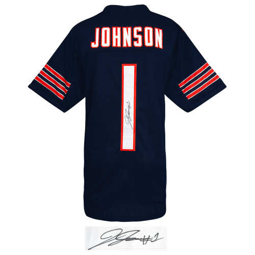 Jaylon Johnson Signed Navy Custom Football Jersey - Image 2