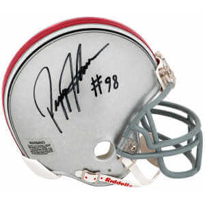Pepper Johnson Signed Ohio State Buckeyes Riddell (VSR4) Mini Helmet
