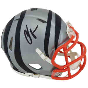 Anthony Munoz Signed Cincinnati Bengals Mini Helmet (Beckett) 1998 NFL –