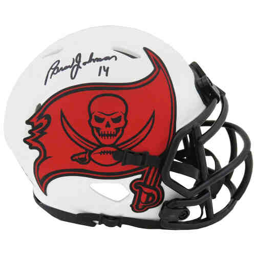 Brad Johnson Signed Tampa Bay Buccaneers Lunar Eclipse Riddell Speed Mini Helmet