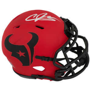 Andre Johnson Signed Houston Texans RAVE Riddell Speed Mini Helmet