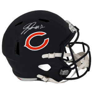 Jaylon Johnson Signed Chicago Bears Riddell Full Size Speed Replica Helmet