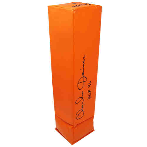 Charlie Joiner Signed Orange Endzone Football Pylon w/HOF'96